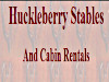 Huckleberry Stables And Cabin Rentals