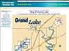 Oklahoma Tourism & Recreation Map of Grand Lake