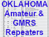 Oklahoma Amateur and GMRS radio repeaters